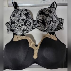 Set of 2 Lane Bryant's Cacique Lightly Lined Full Coverage Bras- size 46D